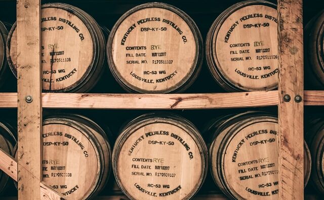 whiskey barrels